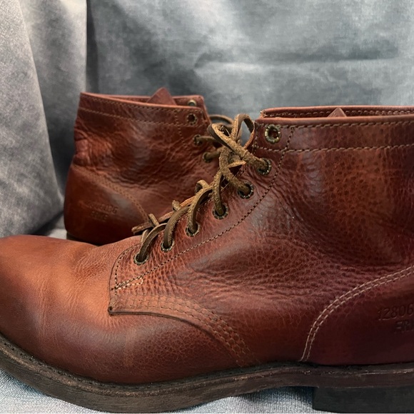 Frye Brown Leather Heritage Boots - Picture 4 of 9